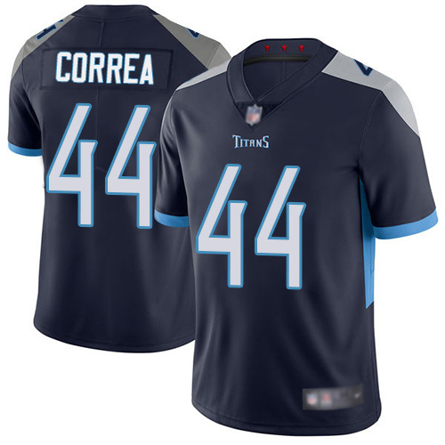 Tennessee Titans Limited Navy Blue Men Kamalei Correa Home Jersey NFL Football #44 Vapor Untouchable->tennessee titans->NFL Jersey
